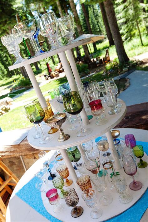 Art Love Create Wedding Lights Wine Glass Rack Unique Wine Glasses