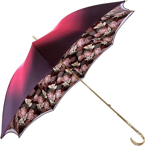 Beautiful Double Cloth Umbrella Exclusive Herons Design Ilmarchesato