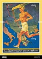 Olimpiadi di Berlino 1936 Vintage Propaganda Poster Germania nazista ...