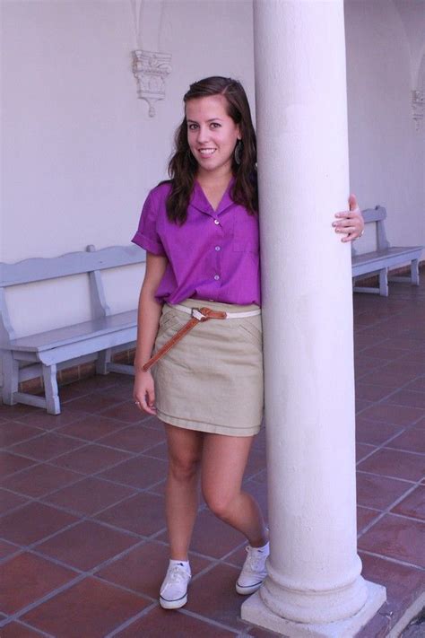 White Keds Vintage Belts Denim Fashion Pretty Woman Denim Skirt Deck Purple Girls Sneakers