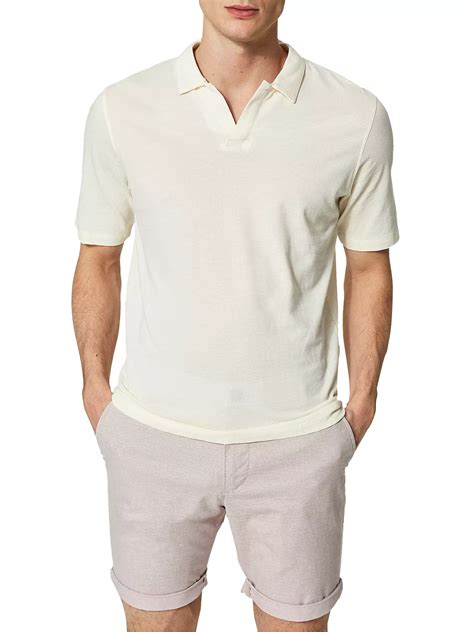 Selected Homme Shhalss V Neck Polo Shirt At John Lewis And Partners