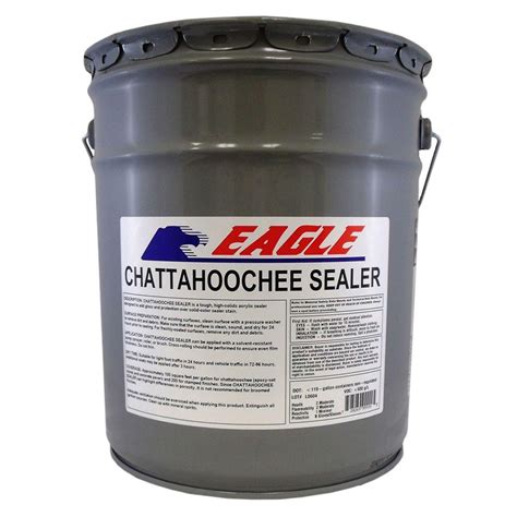 Eagle 5 Gal Clear High Gloss Oil Based Acrylic Chattahoochee Sealer