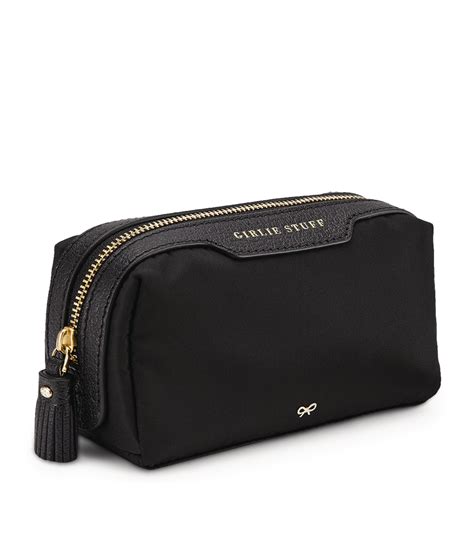 Womens Anya Hindmarch Black Girlie Stuff Pouch Harrods Uk