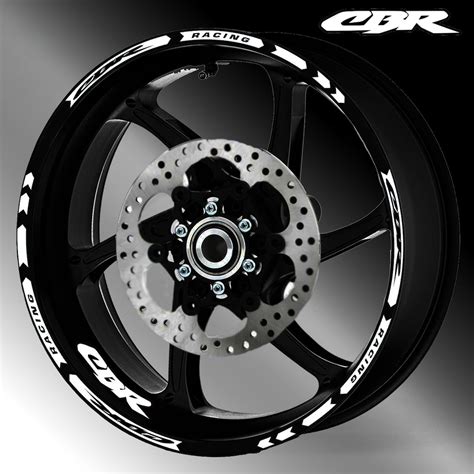 Motorcycle Wheel Stickers Rim Decals Tape For Honda Cbr Etsy