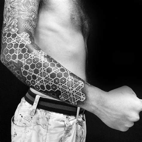 47 Cool Geometric Tattoo Sleeve Designs For Men 2024 Guide