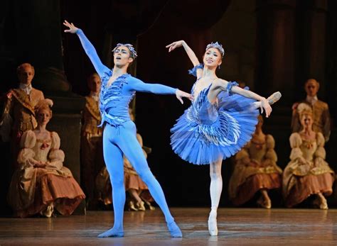 James Hay And Akane Takada As The Bluebird And Princess Florine In The