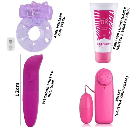 Kit Erótico Sex Shop Vibrador Feminino Bullet Lubrificante Mercado Livre