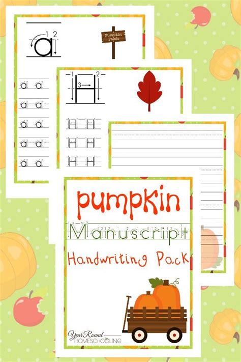 Bring Some Fall Fun To Your Handwriting Practice This Year With This