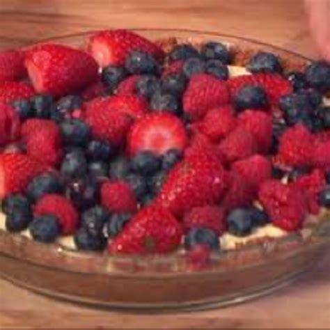 Sour Cream Fruit Tart Reduced Fat