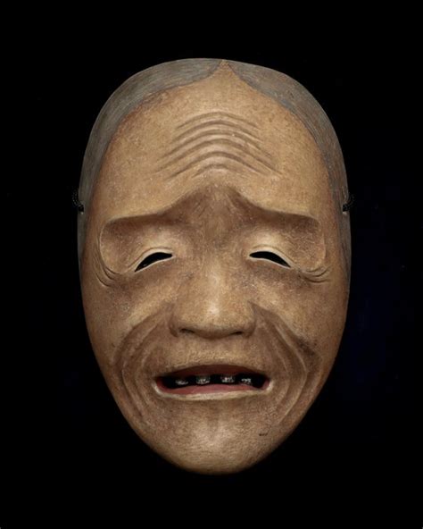 Noh Mask Sculpture Wood Rarely Found Style Wooden Catawiki