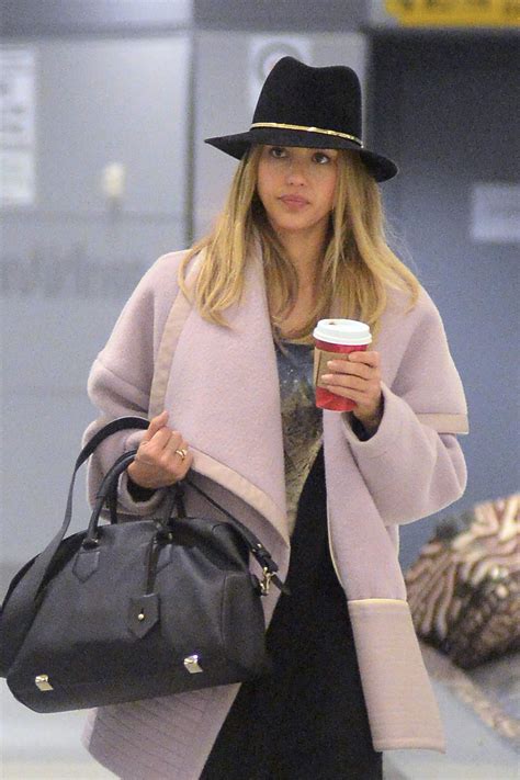 Jessica Alba Arrives At Jfk Airport In New York Hawtcelebs