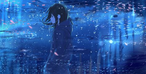 Anime Girl In Glass Of Water Maxipx