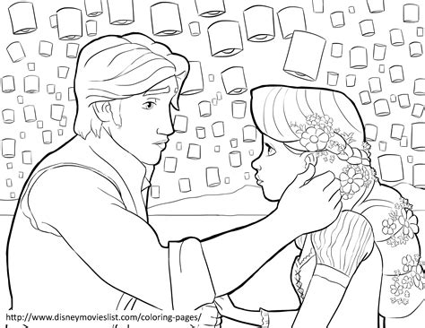 Tangled Lanterns Coloring Pages Sketch Coloring Page