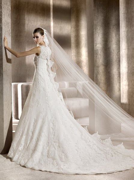 Pronovias Bianca Back Love The Veil Too Pronovias Wedding Dress