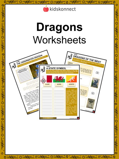 Dragon Facts And Worksheets Origin Roles Of Dragon Abilities