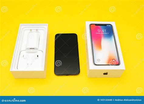 Apple Iphone X Flagship Smartphone Editorial Stock Photo Image Of