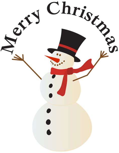 Cute Christmas Snowman Clip Art Clip Art Library
