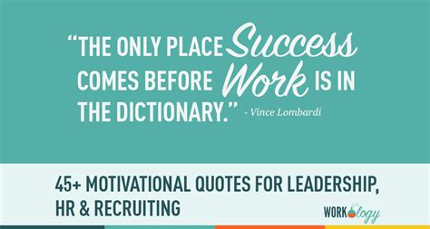 Motivational Quotes For Hr Recruiting And Leadership