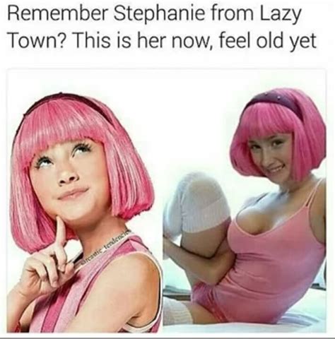 Remember Stephanie From Lazy Town This Is Her Now Feel Old Yet