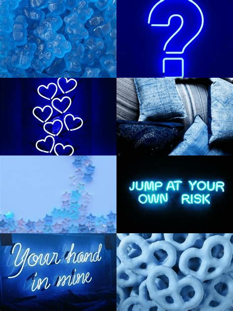 46 Aesthetic Pictures Neon Blue Iwannafile