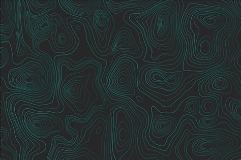 Blue Topographic Map Wallpaper Free Vector
