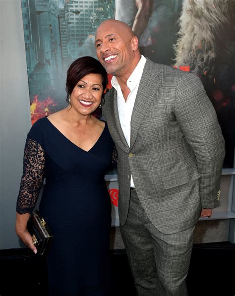 Dwayne Johnson And His Mom Ata Pictures Popsugar Middle East