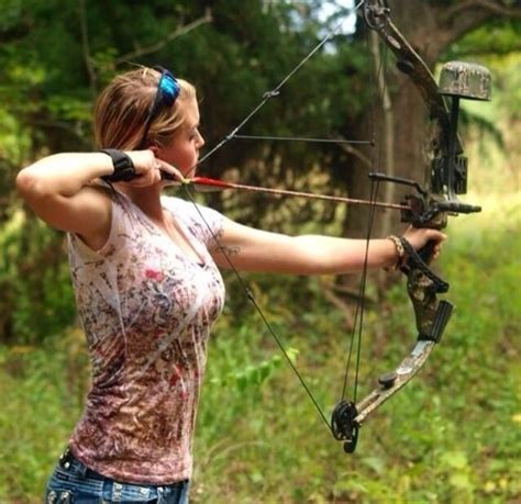 The Great Outdoors Archery Girl Bow Hunting Women Hunting Women