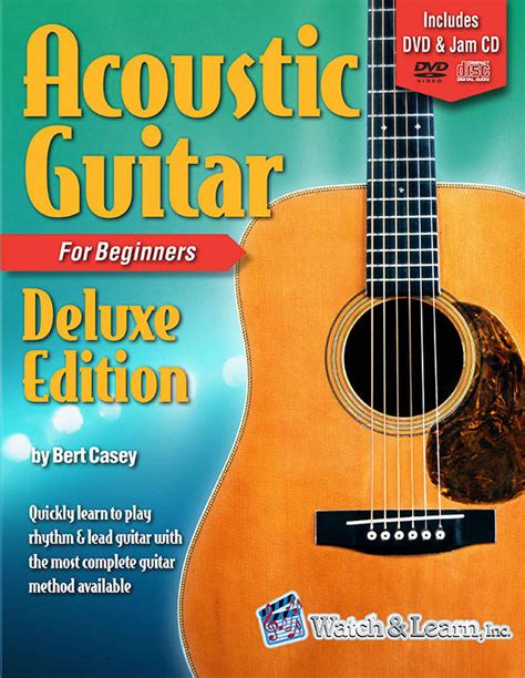 Great songs to start playing guitar. Watch & Learn Acoustic Guitar for Beginners Deluxe | Reverb