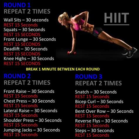 Best 25 Hiit Workouts With Weights Ideas On Pinterest Hiit With