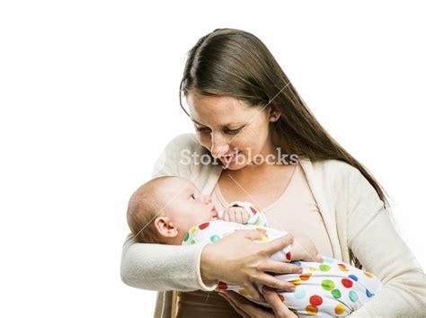 Naked Mother Carrying Naked Baby In Arms Stock Photo Dissolve My XXX