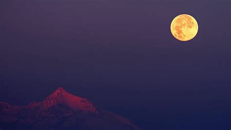Moon Over The Alps Mountain Moon Night Peak Hd Wallpaper Peakpx