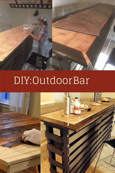 Maybe you would like to learn more about one of these? DIY: Build Your Own Outdoor Bar | Outdoor bar, Pallet bar diy, Diy outdoor bar