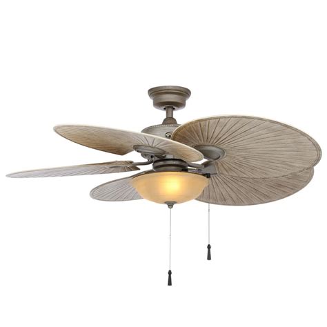 Outdoor ceiling fans reviews suggest that it should have resistant towards all types of weather patterns, either wet or dry. Hampton Bay Gazebo 52 in. LED Indoor/Outdoor Natural Iron ...