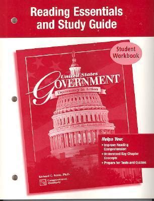 United States Government Democracy In Action Reading Essentials Study Guide Babe Edition