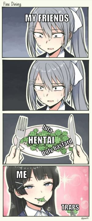 Fine Dining My Friends Henta Me Traps Fine Dining Anime