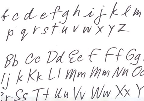 14 Handwritten Font Alphabet Images Calligraphy Alphabet Font Script