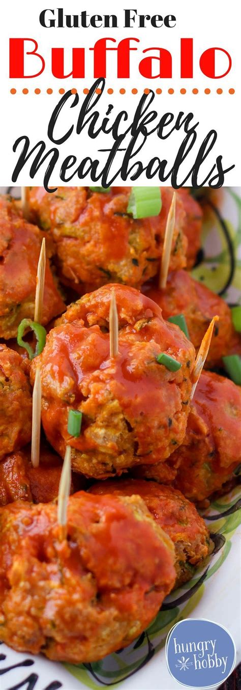 Recipe at milk allergy mom. Buffalo Chicken Meatballs - a healthier gluten free appetizer full of all the game d… | Buffalo ...