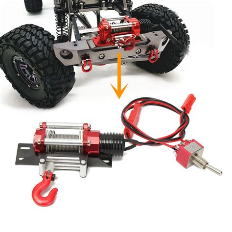 Winch Traction All Metal Type A For 110 Rc Crawlers Ya 0386 Rc Car