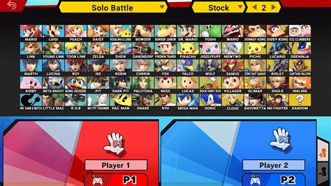 Updated Again Smash Ultimate Character Select Screen Fan Made