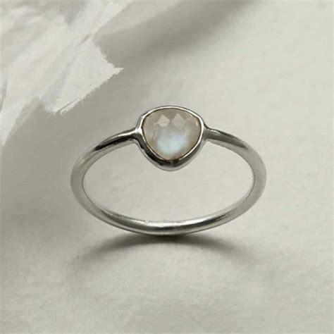 Sterling Silver Moonstone Ring Affordable Silver Martha Jackson