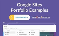 Best Google Sites Portfolio Examples | Real Portfolio Websites Powered ...