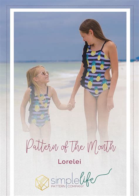 Simple Life Pattern Company Loreleis Flutter Side Cut Out Swimsuit Pdf