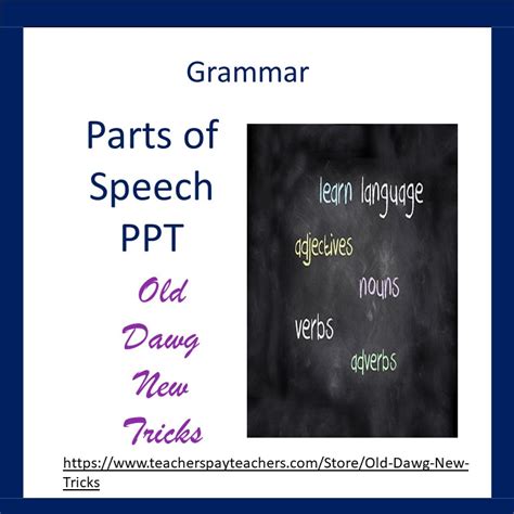Parts Of Speech Powerpoint Made By Teachers