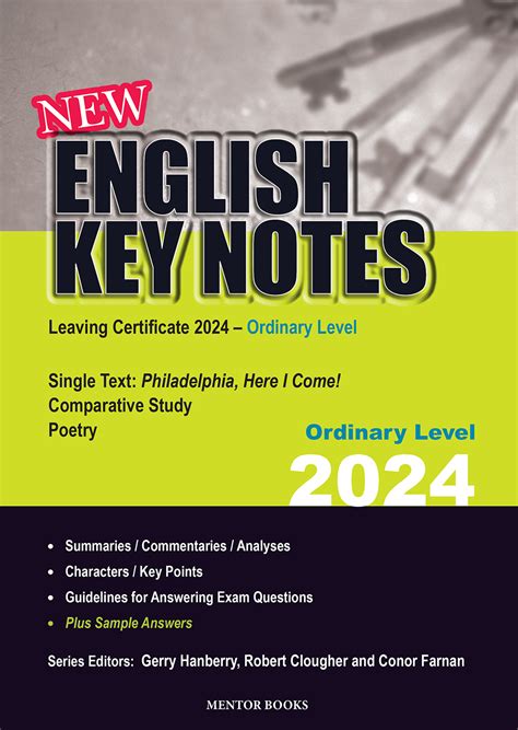 English Key Notes Ol 2024 Mentor Books