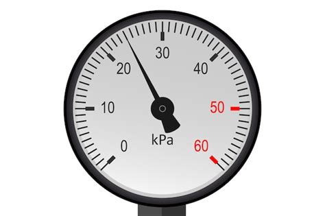 Premium Vector Manometer Pressure Industrial Pressure Gauge