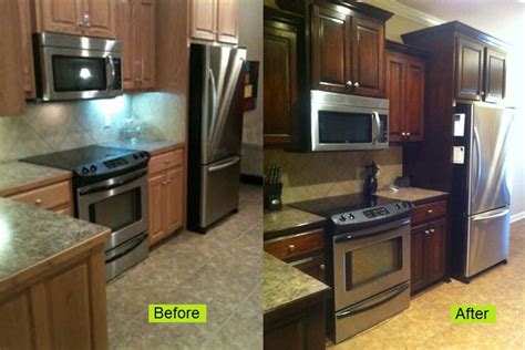 Cost to refinish kitchen cabinets bac ojj. Staining Oak Cabinets an Espresso Color {DIY Tutorial ...