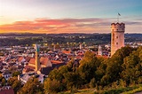 Ravensburg : The Blaserturm Tower In The Historic Old Town Of ...