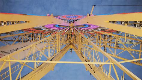 Free Images Ferris Wheel Carnival Amusement Park Colourful Blue