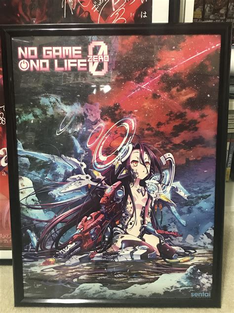 Framed My No Game No Life Zero Poster R Nogamenolife