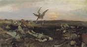 After the carnage Igor Svyatoslavich with Polovtsy (sketch), 1878 ...